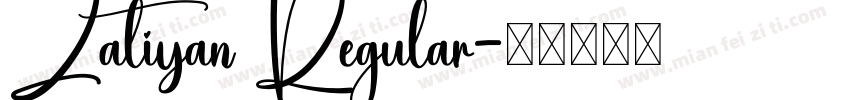 Zatiyan Regular字体转换
